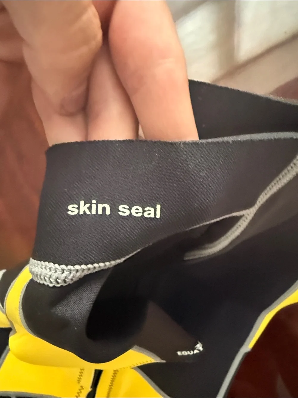 Sea Elite Kids Shorty Swim One-Piece in Black & Yellow - Equator
